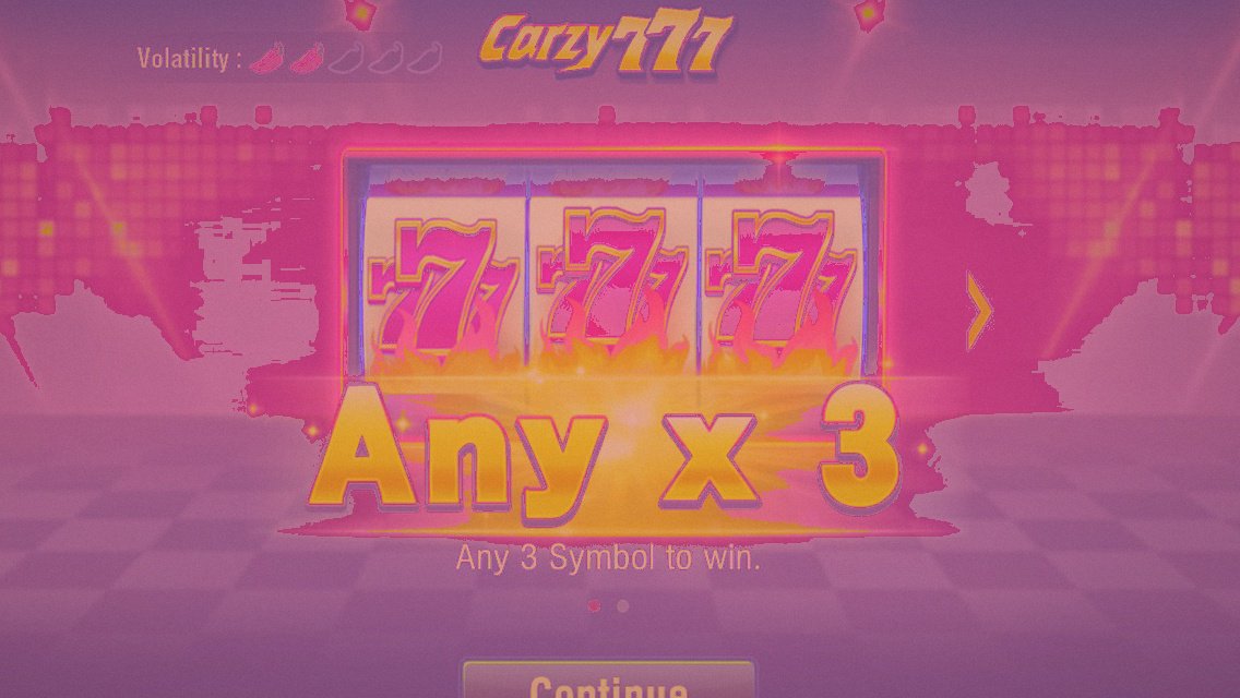 Crazy 777 · Tampilan Antarmuka Aplikasi MC888